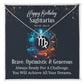 Horoscope Zodiac Sign Gold Plated or Stainless Steel Finish Pendant Necklace Jewelry for Women Gifts with Personalized Happy Birthday Card - Eshaarya