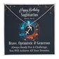Horoscope Zodiac Sign Gold Plated or Stainless Steel Finish Pendant Necklace Jewelry for Women Gifts with Personalized Happy Birthday Card - Eshaarya