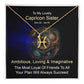 Horoscope Zodiac Sign Gold Plated or Stainless Steel Finish Pendant Necklace Jewelry for Sister- Women Gifts - Eshaarya