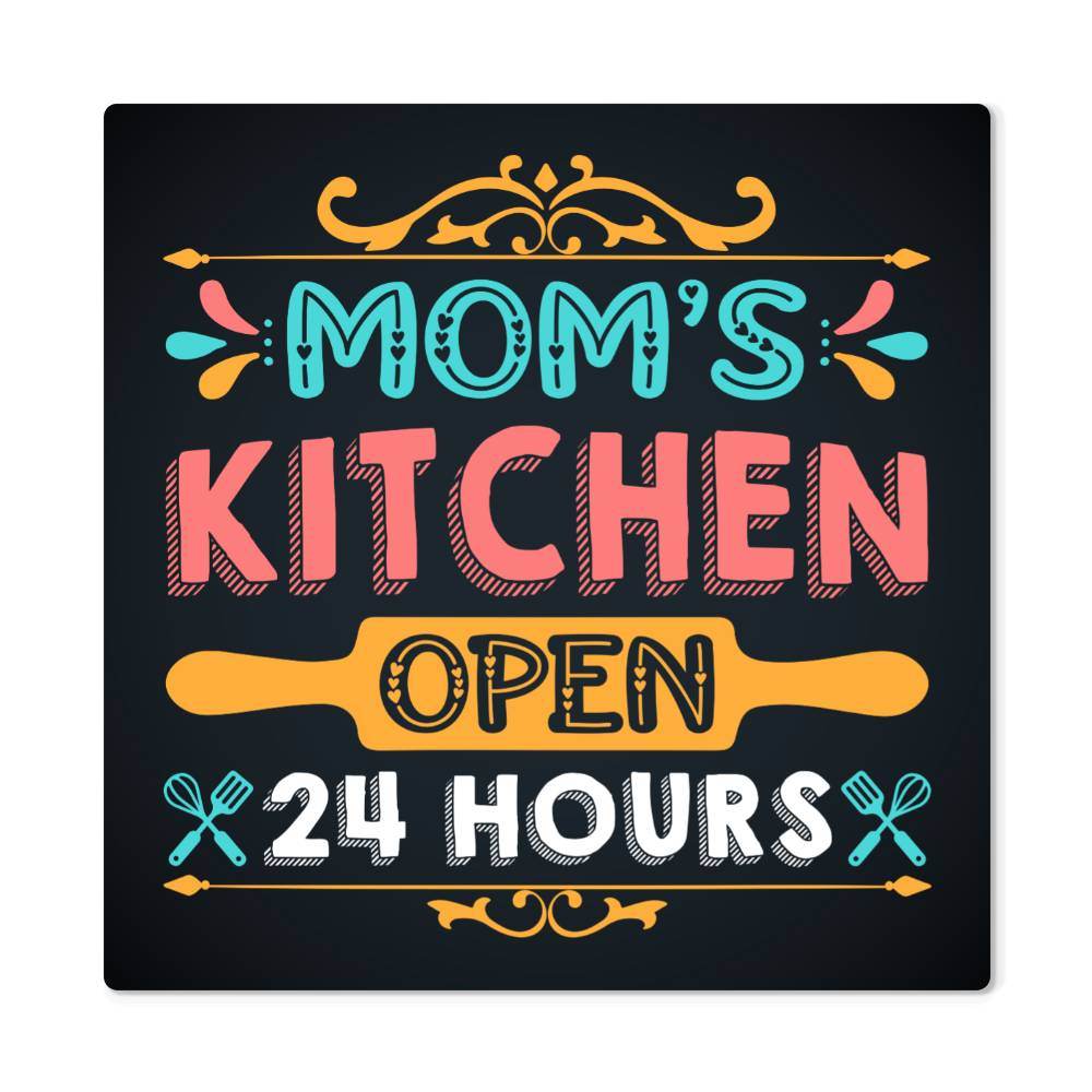 High Gloss Metal Art | Wall Decor - Cute Quote | Home Decor | Wall Art | Gift For Mom | Mother's Day Gifts - Eshaarya