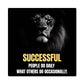 Successful People Do Daily | High Gloss Metal Art | Wall Decor - Motivational Quote | Home Decor | Wall Art | Successful People - Eshaarya