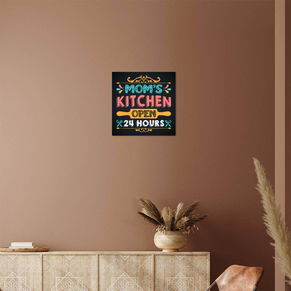High Gloss Metal Art | Wall Decor - Cute Quote | Home Decor | Wall Art | Gift For Mom | Mother's Day Gifts - Eshaarya