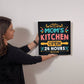 High Gloss Metal Art | Wall Decor - Cute Quote | Home Decor | Wall Art | Gift For Mom | Mother's Day Gifts - Eshaarya