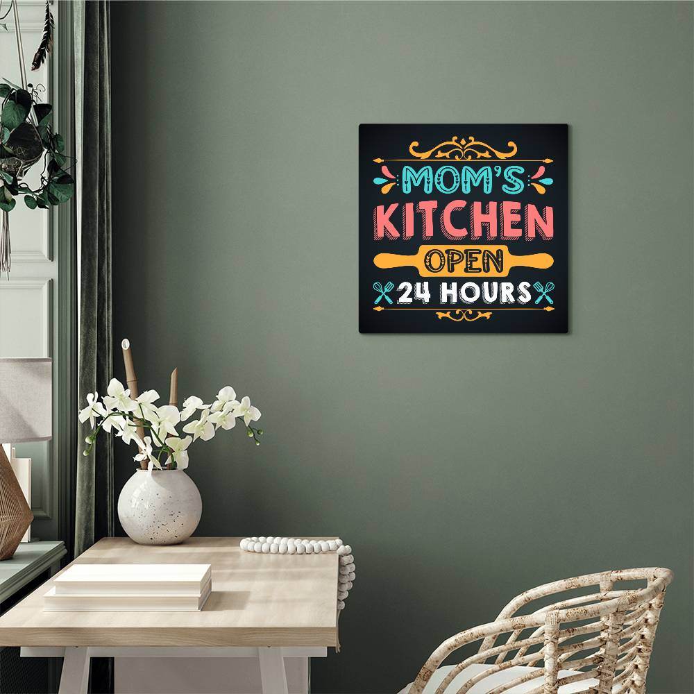 High Gloss Metal Art | Wall Decor - Cute Quote | Home Decor | Wall Art | Gift For Mom | Mother's Day Gifts - Eshaarya