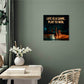 High Gloss Metal Art | Wall Decor - Motivational Quote | Home Decor | Wall Art | Life Is A Game - Eshaarya