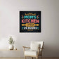 High Gloss Metal Art | Wall Decor - Cute Quote | Home Decor | Wall Art | Gift For Mom | Mother's Day Gifts - Eshaarya