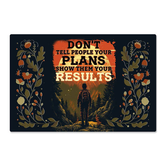 High Gloss Metal Art | Wall Decor - Motivational Quote | Home Decor | Premium Wall Art
