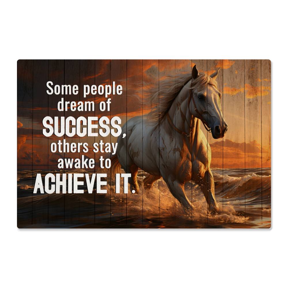 High Gloss Metal Art | Wall Decor - Motivational Quote | Home Decor | Premium Wall Art