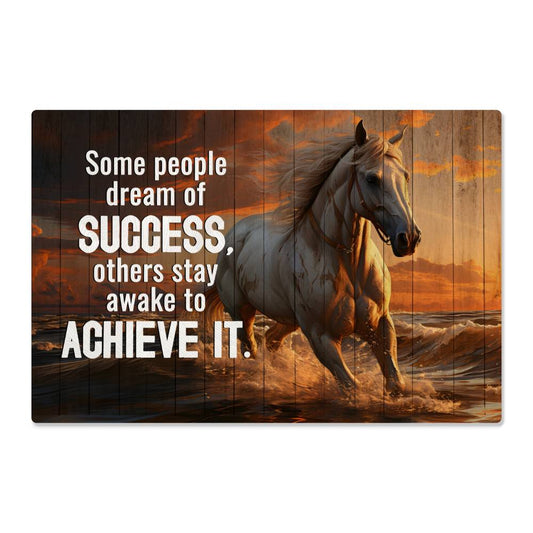 High Gloss Metal Art | Wall Decor - Motivational Quote | Home Decor | Premium Wall Art