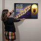 Don't Stop When You're Tired | High Gloss Metal Art | Wall Decor - Motivational Quotes | Home Decor | Premium Wall Art - Eshaarya