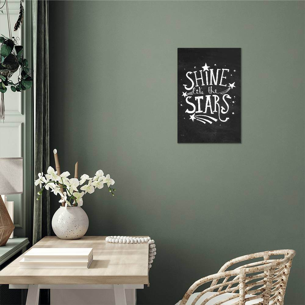 High Gloss Metal Art | Wall Decor - Motivational Quotes | Home Decor | Premium Wall Art - Eshaarya