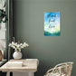 High Gloss Metal Art | Wall Decor - Motivational Quote | Home Decor | Wall Art | Think Positive - Eshaarya