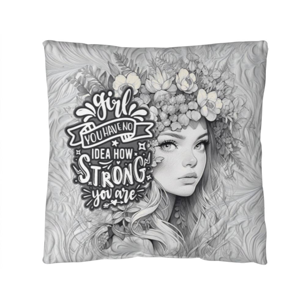 Girl Power | Strong Women | Home Decor | Dorm Pillow