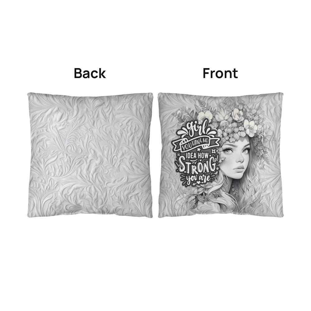 Girl Power | Strong Women | Home Decor | Dorm Pillow