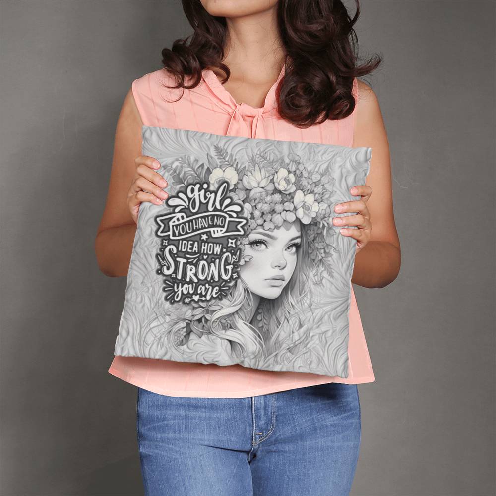 Girl Power | Strong Women | Home Decor | Dorm Pillow