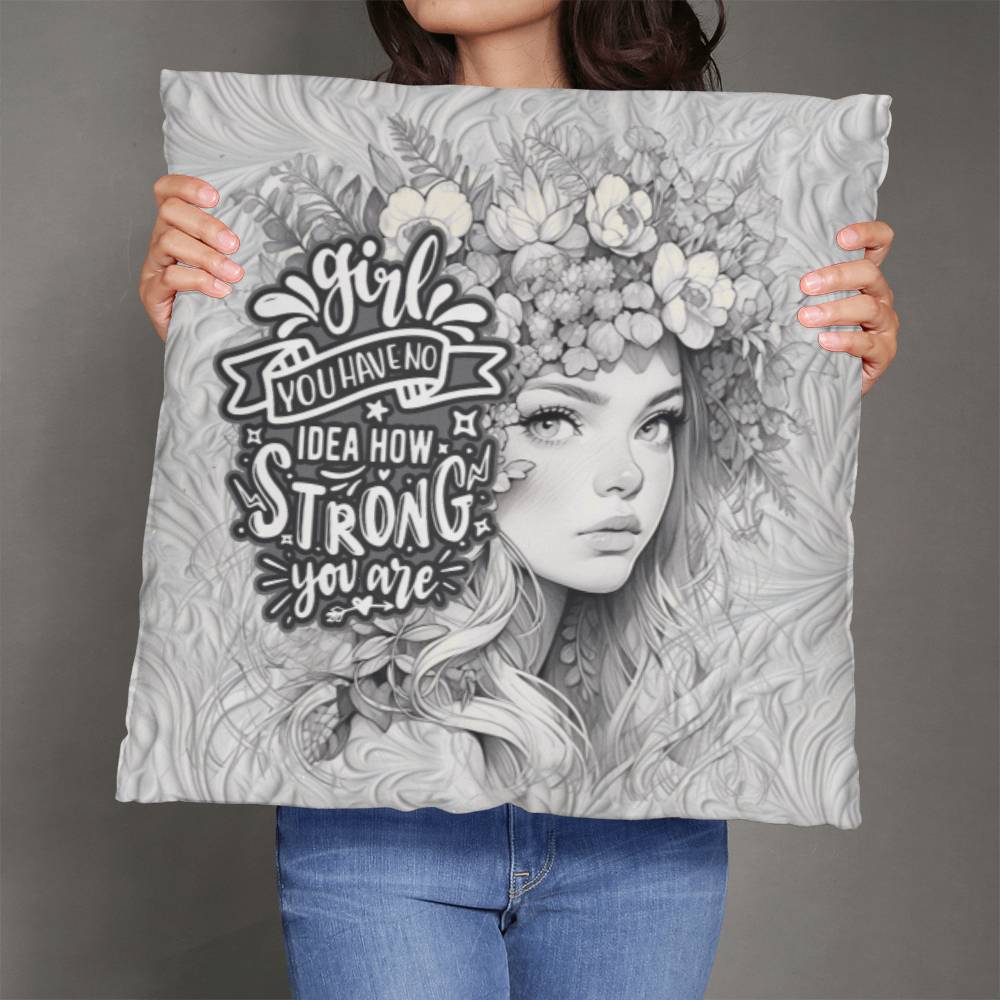 Girl Power | Strong Women | Home Decor | Dorm Pillow
