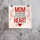 The Art of Love: A Cherished Wall Print for Mom | Gift For Mom | Wall Decor - Eshaarya