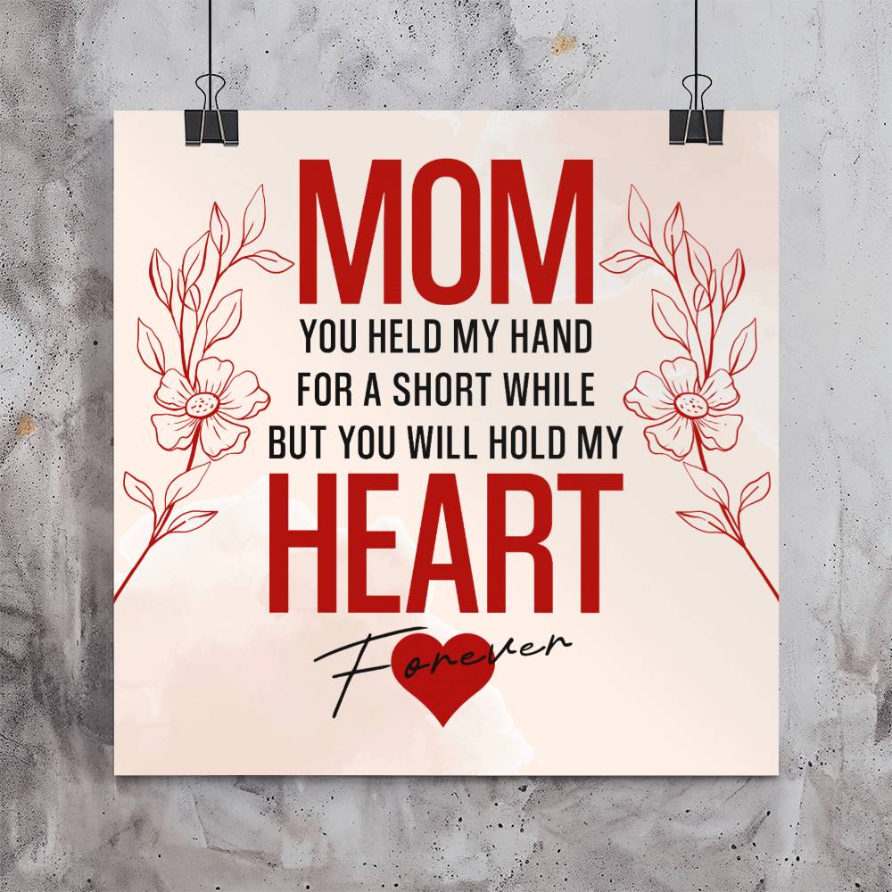 Gift For Mom |  Digital Art Print |  Wall Decor
