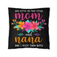 Mom and Nana Pillow | Mother's Day Gift | Gift for Mom | Rustic Decor | Mom Gift | Home Decor - Eshaarya
