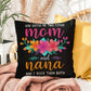 Mom and Nana Pillow | Mother's Day Gift | Gift for Mom | Rustic Decor | Mom Gift | Home Decor - Eshaarya