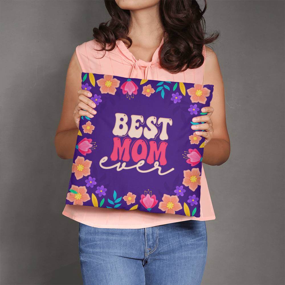 Best Mom Ever Pillow | Mother's Day Gift | Gift For Mom | Home Decor - Eshaarya