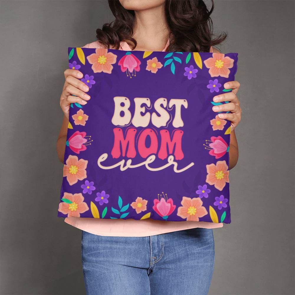 Best Mom Ever Pillow | Mother's Day Gift | Gift For Mom | Home Decor - Eshaarya