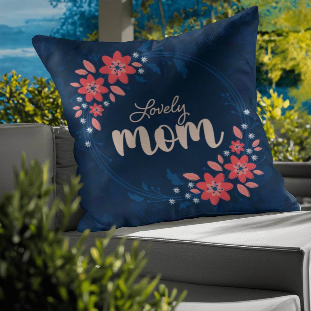 Lovely Mom Pillow | Mother's Day Gift | Gift For Mom | Home Decor - Eshaarya