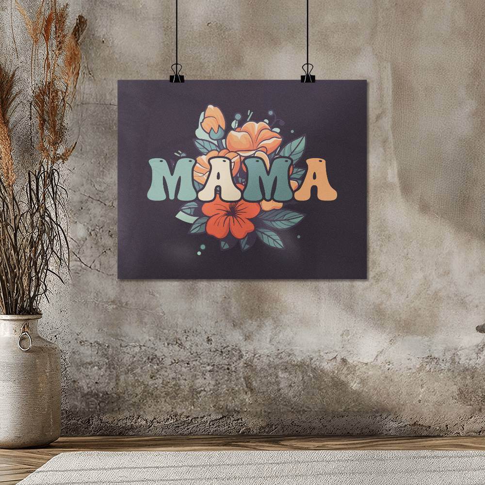 Gift For Mom | Mama Poster | Wall Poster | Minimalist Trendy Printable Wall Art - Eshaarya