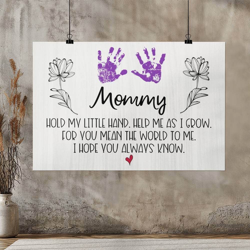 Gift For Mom | Modern Wall Decor for Mom | High Floss Poster - Eshaarya