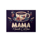 Mama Needs Coffee Retro Style Digital Print, Minimalist Wall Art for Coffee Lovers Instant Download, Minimalist Trendy Printable Wall Art - Eshaarya