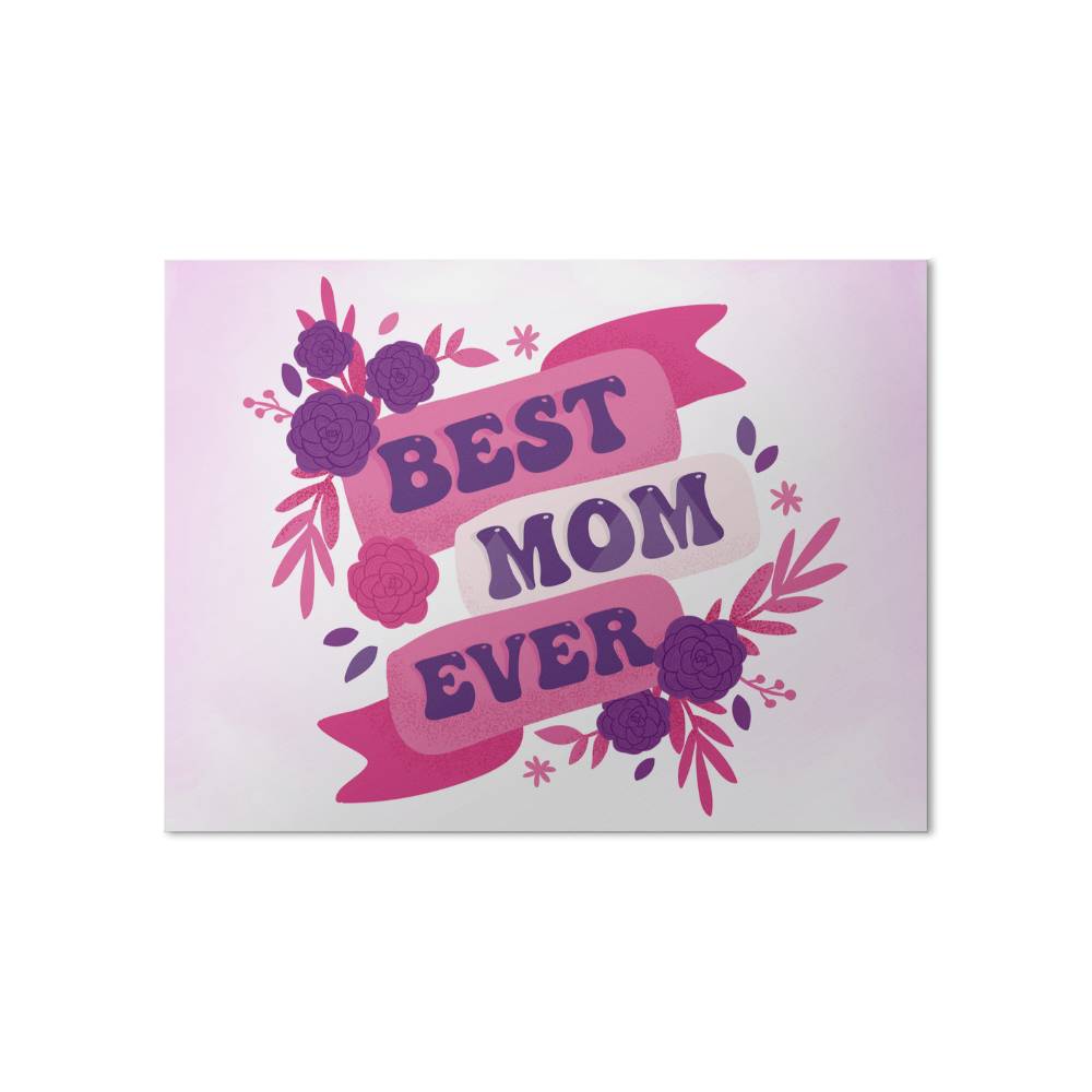 Best Mom Ever Retro Style Digital Print,  Minimalist Trendy Printable Wall Art | Gift For Mom