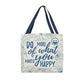 Chase Happiness: Stylish Tote Bag with 'Do More of What Makes You Happy' Print! - Eshaarya